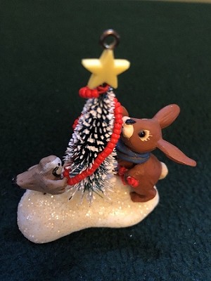 1980 The Animal's Christmas Hallmark Keepsake Ornament QX1501
