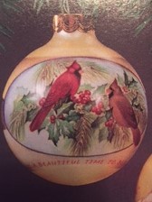 1990 Time For Love Ball Hallmark Keepsake Ornament QX2133