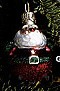 2000 Lil' Roly Poly Santa *Blown Glass Hallmark Keepsake Ornament QBG4161
