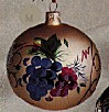 1999 Harvest of Grapes *Blown Glass Hallmark Keepsake Ornament QBG6047