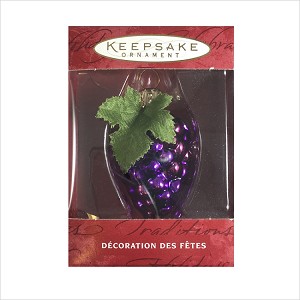 2000 Li'l Grapes *Blown Glass Hallmark Keepsake Ornament QBG4141