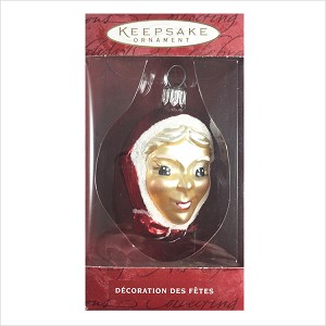 2000 Lil' Mrs.Claus *Blown Glass Hallmark Keepsake Ornament QBG4371