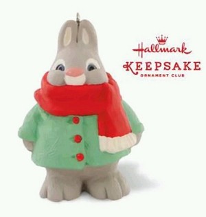 2015 Bundled-Up Bunny *Club Hallmark Keepsake Ornament 2015ClubLP3347