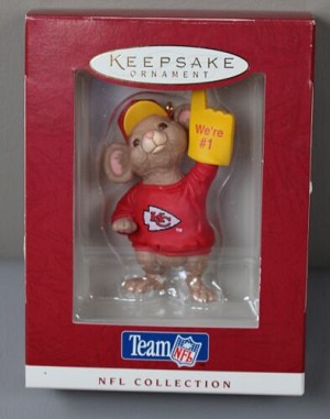 1996 NFL: Kansas City Chiefs Hallmark Keepsake Ornament QSR6361