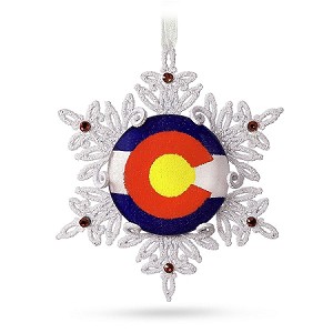 2017 Colorado Snowflake Hallmark Keepsake Ornament QSR6001