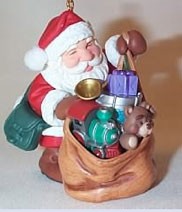 2005 Santa's Magic Sack *Colorway Hallmark Keepsake Ornament QXG4465C