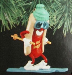 1990 Hot Dogger Ski Hallmark Keepsake Ornament 775QX4976