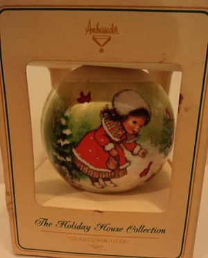 1979 Ambassador Granddaughter Ball (SDB) Hallmark Keepsake Ornament QX30G