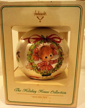1980 Ambassador Angelove Ball (VSDB) Hallmark Keepsake Ornament QX37G-2-2