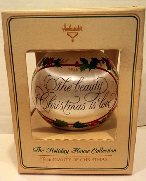 1980 Ambassador Beauty of Christmas Ball (NB) Hallmark Keepsake Ornament QX15H-2
