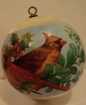 1981 Ambassador Birds of Winter Ball (NB) Hallmark Keepsake Ornament QX37E-2