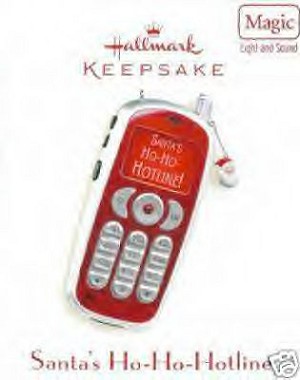 2007 Santa's Ho-Ho-Hotline *Magic Hallmark Keepsake Ornament QHF3089
