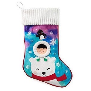 2016 Frosty Friends Cloth Stocking  Hallmark Keepsake Ornament 2016FrostyStocking