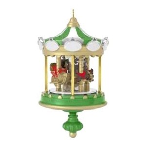 2017 Christmas Carousel 1st *Miniature *Repaint KOC Event Game Prize Hallmark Keepsake Ornament QXM8565-2