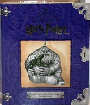 2001 Harry Potter Hagrid and Norber Pewter  Hallmark Keepsake Ornament QXE4412