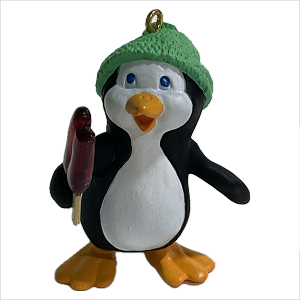 1987 Icy Treat Penguin Hallmark Keepsake Ornament 450QX4509