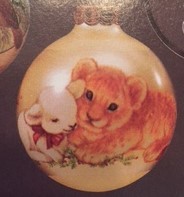 1990 Peaceful Kingdom Ball (SDB) Hallmark Keepsake Ornament QX2106