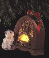1993 Radio News Flash Kitten *Magic Hallmark Keepsake Ornament QLX7362
