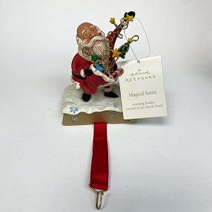 2008 Stocking Holder Santa Hallmark Keepsake Ornament QHF3014
