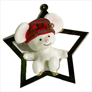 1980 Little Trimmers: Swinging On A Star Hallmark Keepsake Ornament 400QX130-1-2-2
