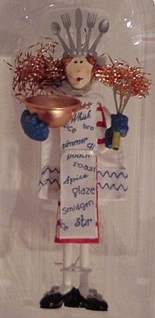 2004 Queen Of Cuisine Wire Hair Hallmark Keepsake Ornament 1295QP1831