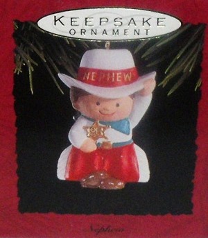 1993 Nephew Cowboy (NB) Hallmark Keepsake Ornament QX5735-2