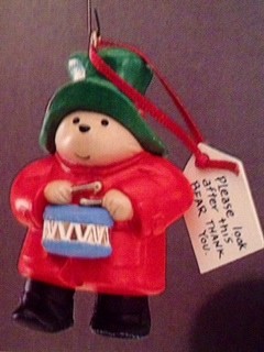 1989 Paddington Bear Drummer Hallmark Keepsake Ornament QX4292