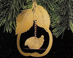 1990 Christmas Partridge   Hallmark Keepsake Ornament 975QX4763-2-2
