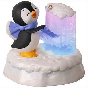 2017 Merry Music Makers Storyteller Penguin Playful Piano *Keepsake Power Cord (October) Hallmark Keepsake Ornament QGO1015-OctDebut