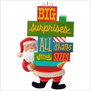 2017 Santa's Big Surprise Hallmark Keepsake Ornament QGO1612