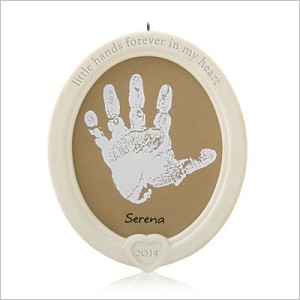 2014 Little Hands Handprint Kit Hallmark Keepsake Ornament QHG1203