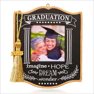 2015 Graduation Photo Holder Hallmark Keepsake Ornament QHX1089