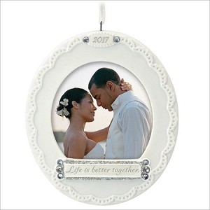 2017 Life is Better Together Photo Holder Hallmark Keepsake Ornament QHX1102