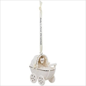 2017 Baby's First Christmas Carriage Hallmark Keepsake Ornament QHX1205