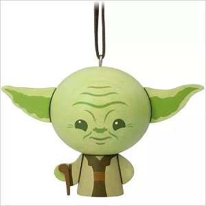 2017 Star Wars Yoda *Wood Ornament Hallmark Keepsake Ornament QKK3533