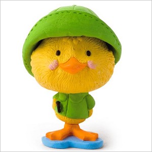 2016 Duck in Raincoat *Merry Miniature Hallmark Keepsake Ornament QMM7149
