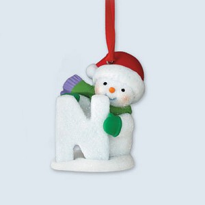 2013 Let It Snow 2nd N is for Nip in the Air Hallmark Keepsake Ornament QRP5932