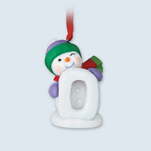 2013 Let It Snow 3rd O is for Ooooh Hallmark Keepsake Ornament QRP5935