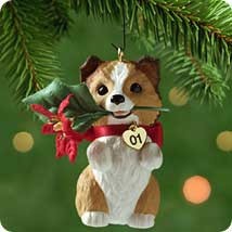 2001 Puppy Love 11th  Hallmark Keepsake Ornament 795QX6982