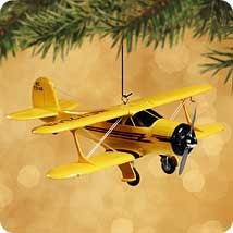 2002 Sky's The Limit 6th-Staggerwing Hallmark Keepsake Ornament 1495QX809-3-2-2-2