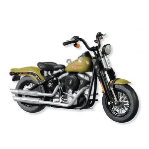 2010 Harley-Davidson 12th Motorcycle Milestones 2009 Softail Cross Bones Hallmark Keepsake Ornament QX8356