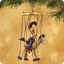 2002 Toy Story Woody & Bullseye   Hallmark Keepsake Ornament 1495QXD493-3-2