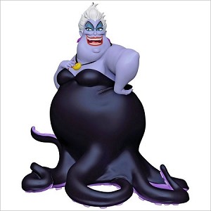 2017 The Little Mermaid Ursula *Ltd. Qty. Hallmark Keepsake Ornament QXE3025