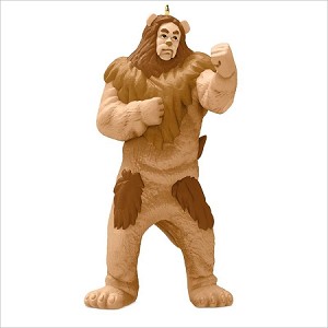 2018 Wizard of Oz Cowardly Lion *Miniature *Ltd. Qty. Hallmark Keepsake Ornament QXE3136