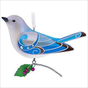 2017 Beauty of Birds Complement Lady Mountain Bluebird *Ltd. Qty. Hallmark Keepsake Ornament QXE3155
