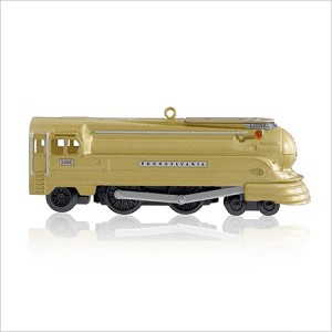 2014 Lionel Trains Pennsylvania Torpedo Locomotive *Ltd. Qty. Hallmark Keepsake Ornament QXE3746