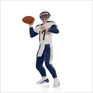 2015 Football Legends Complement Philip Rivers San Diego Chargers Hallmark Keepsake Ornament QXI2707