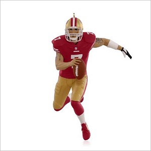 2015 Football Legends Complement Colin Kaepernick San Francisco 49ers Hallmark Keepsake Ornament QXI2717