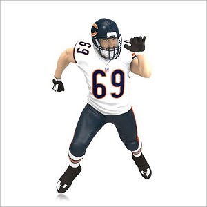 2015 Football Legends Complement Jared Allen Chicago Bears Hallmark Keepsake Ornament QXI2739