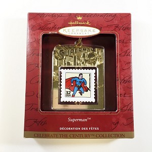 1999 Century Stamp - Superman Hallmark Keepsake Ornament QXI8569